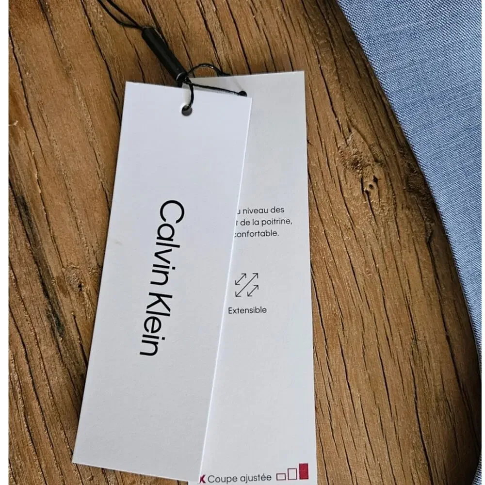 Calvin Klein Light Blue Vest sz Large